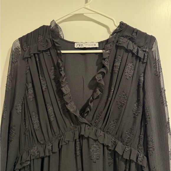 Zara Mini Ruffled Dress - Picture 3 of 8